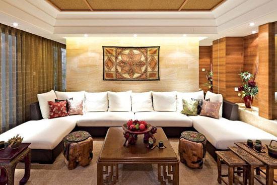 客廳裝修新表情 個(gè)性沙發(fā)背景墻選材攻略