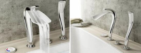 優雅的葉狀水龍頭