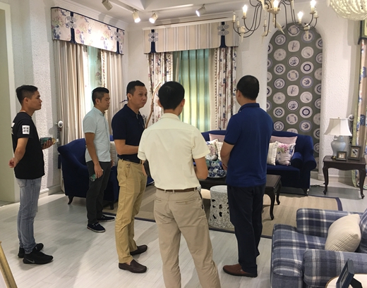 自由人、歐派工程領導到志達家居參觀