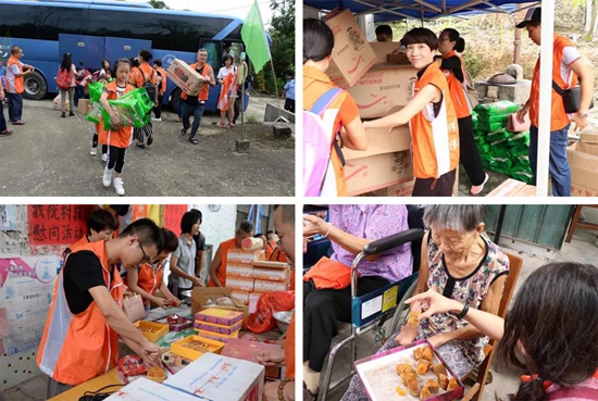 迎中秋送愛心 漢的電氣代表探訪麻風(fēng)病康復(fù)老人